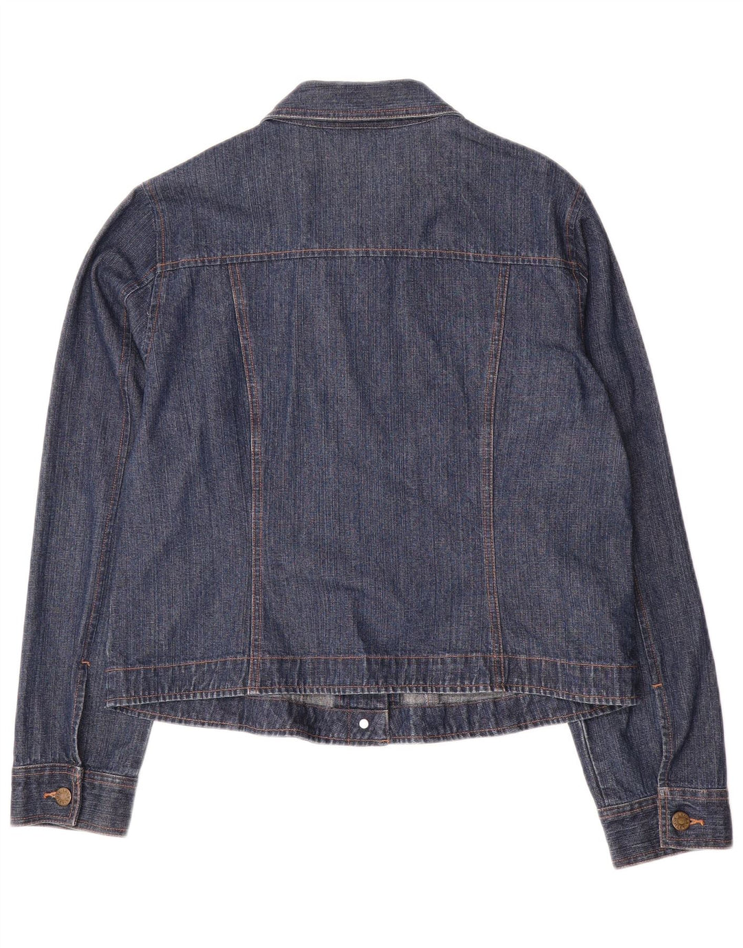 Laura Ashley Dame denimjakke UK 16 Stor Blå Bomuld