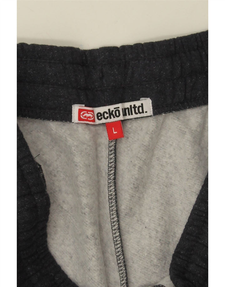 Ecko Unltd Herre grafiske sportsshorts store marineblå polyester