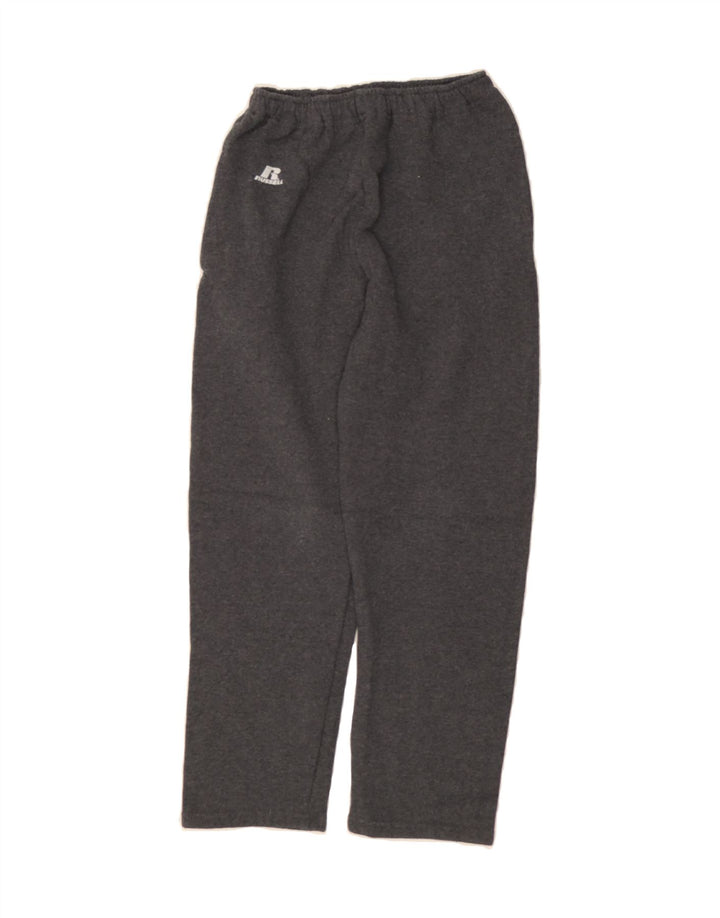 RUSSELL ATHLETIC Boys Tracksuit Trousers 10-11 Years Medium Grey Cotton Vintage Russell Athletic and Second-Hand Russell Athletic from Messina Hembry 