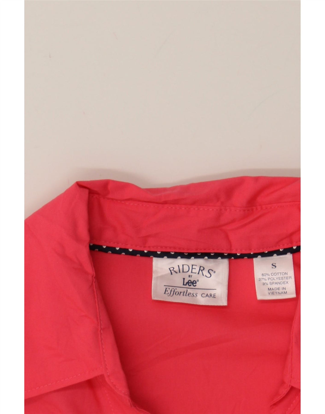 LEE Womens Riders Shirt UK 10 Small Pink Cotton Vintage Lee and Second-Hand Lee from Messina Hembry 