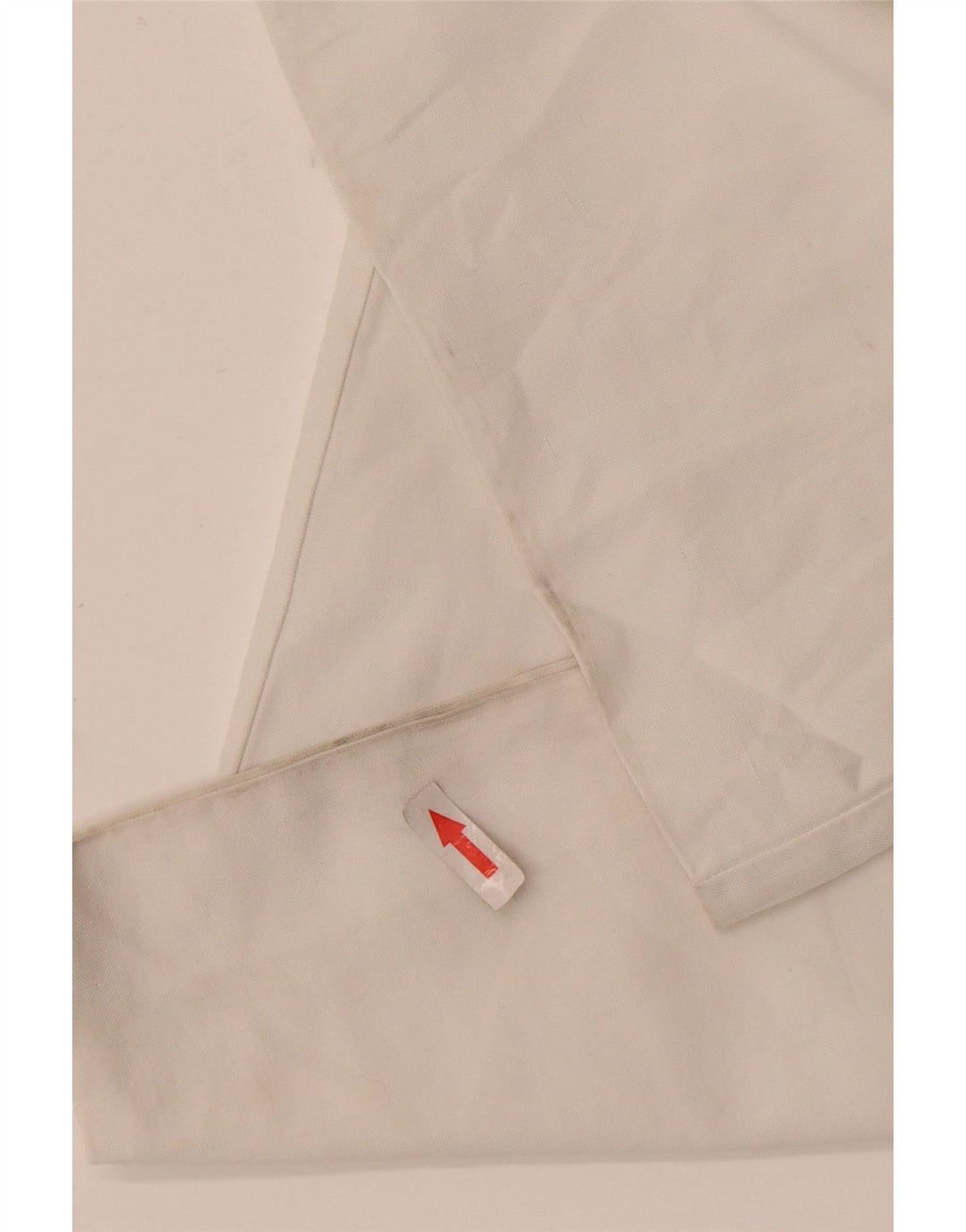Alberto Aspesi Dame Blu Bootcut Suit Bukser IT 40 Small W27 L31 White