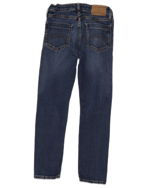 TOMMY HILFIGER Drenge Distressed Skinny Jeans 7-8 år Blå Bomuld