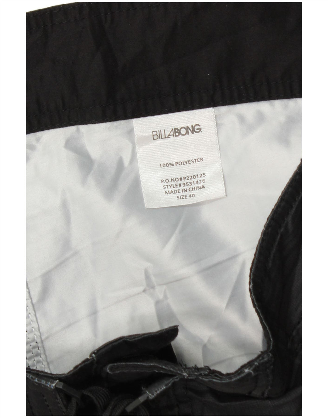 Billabong Badeshorts til mænd XL sort ternet polyester