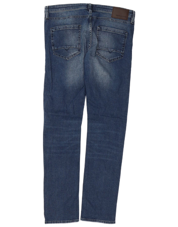 Hugo Boss Herre Skinny Jeans W34 L32 Blå Bomuld
