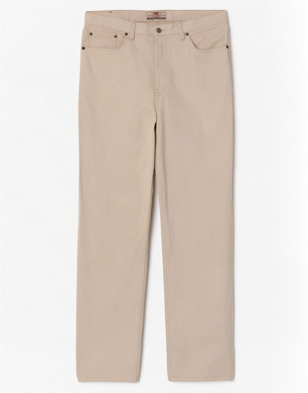 Levi's Straight Jeans til mænd W36 L34 Beige Bomuld