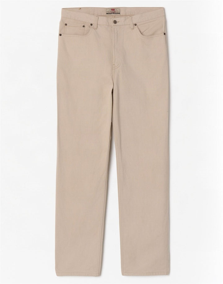 Levi's Straight Jeans til mænd W36 L34 Beige Bomuld