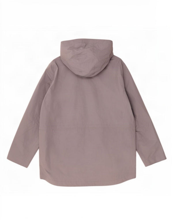 Marks & Spencer Dame Hætte Oversized Windbreaker Jacket UK 18 XL Grå