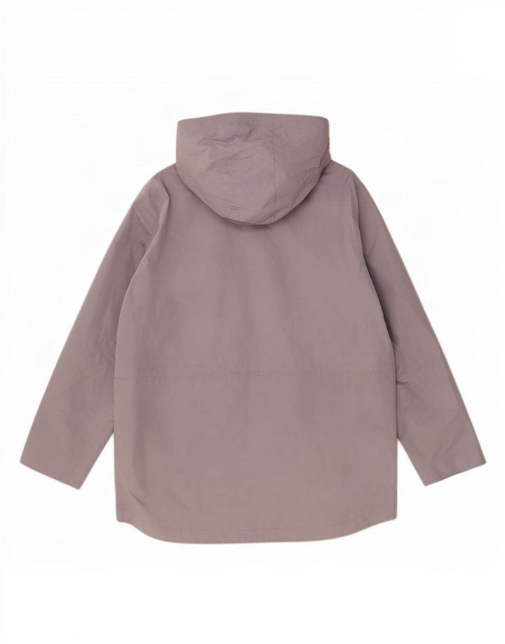 Marks & Spencer Dame Hætte Oversized Windbreaker Jacket UK 18 XL Grå