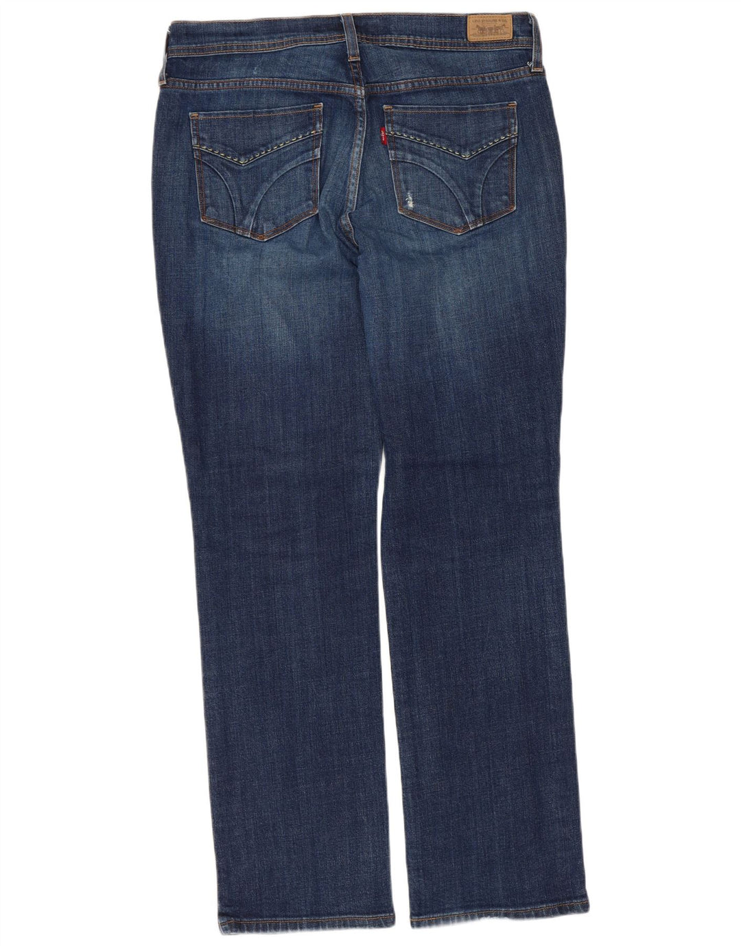 Levi's Dame 505 Straight Jeans US 10 Large W30 L29 Blå Bomuld