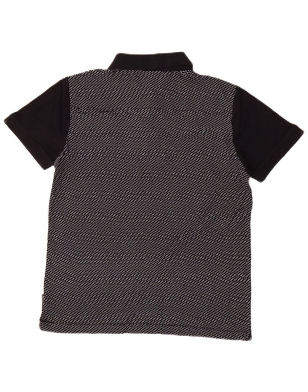 French Connection Polo Shirt til mænd, lille sort flækket bomuld