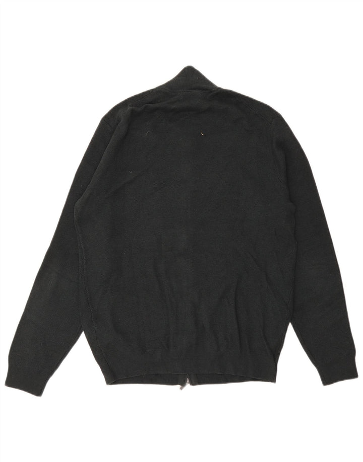 Massimo Dutti Herre Cardigan Sweater Medium Grøn Bomuld