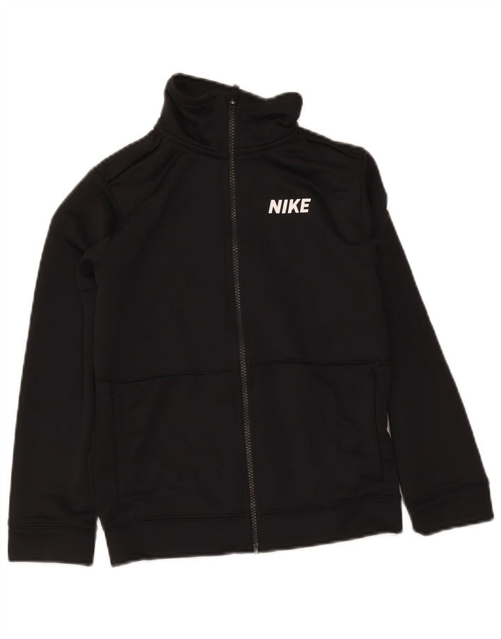 Nike drenge træningsdragt topjakke 8-9 år Lille sort polyester