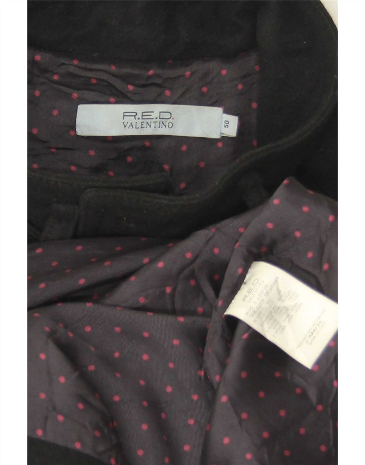 Rød af Valentino Herre Duffel Coat IT 50 Large Black Wool