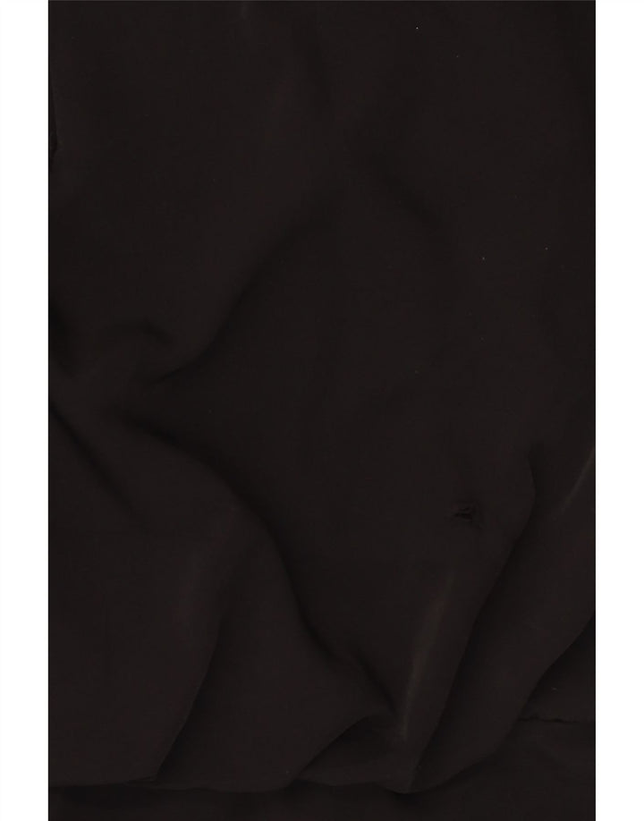 Zara Dame Ærmeløs A-Line Kjole UK 14 Medium Sort