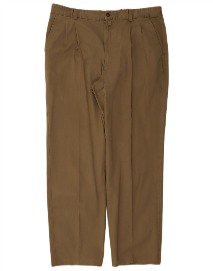 Lacoste Herre Pegged Chino Bukser Størrelse 46 Large W36 L30 Khaki