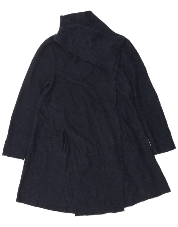 Phase Eight Womens Longline Cardigan Sweater UK 10 Small Navy Blue