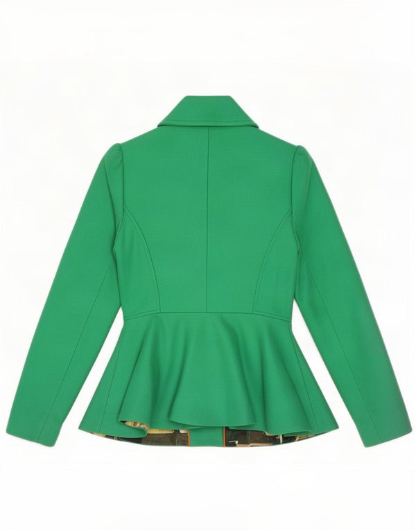 Ted Baker Dame Blazer Jakke Str. 0 2XS Grøn Uld