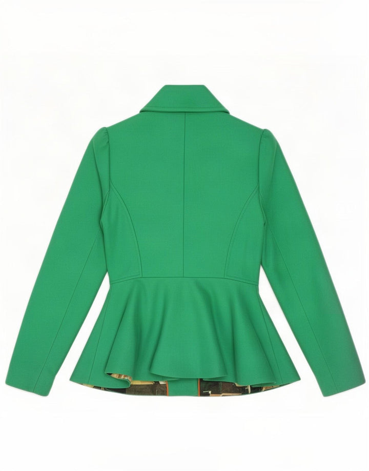 Ted Baker Dame Blazer Jakke Str. 0 2XS Grøn Uld