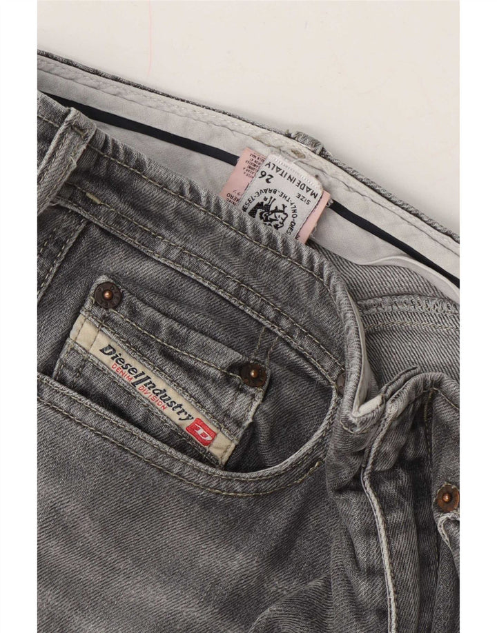 Diesel Dame Flared Jeans W26 L27 Grå Bomuld