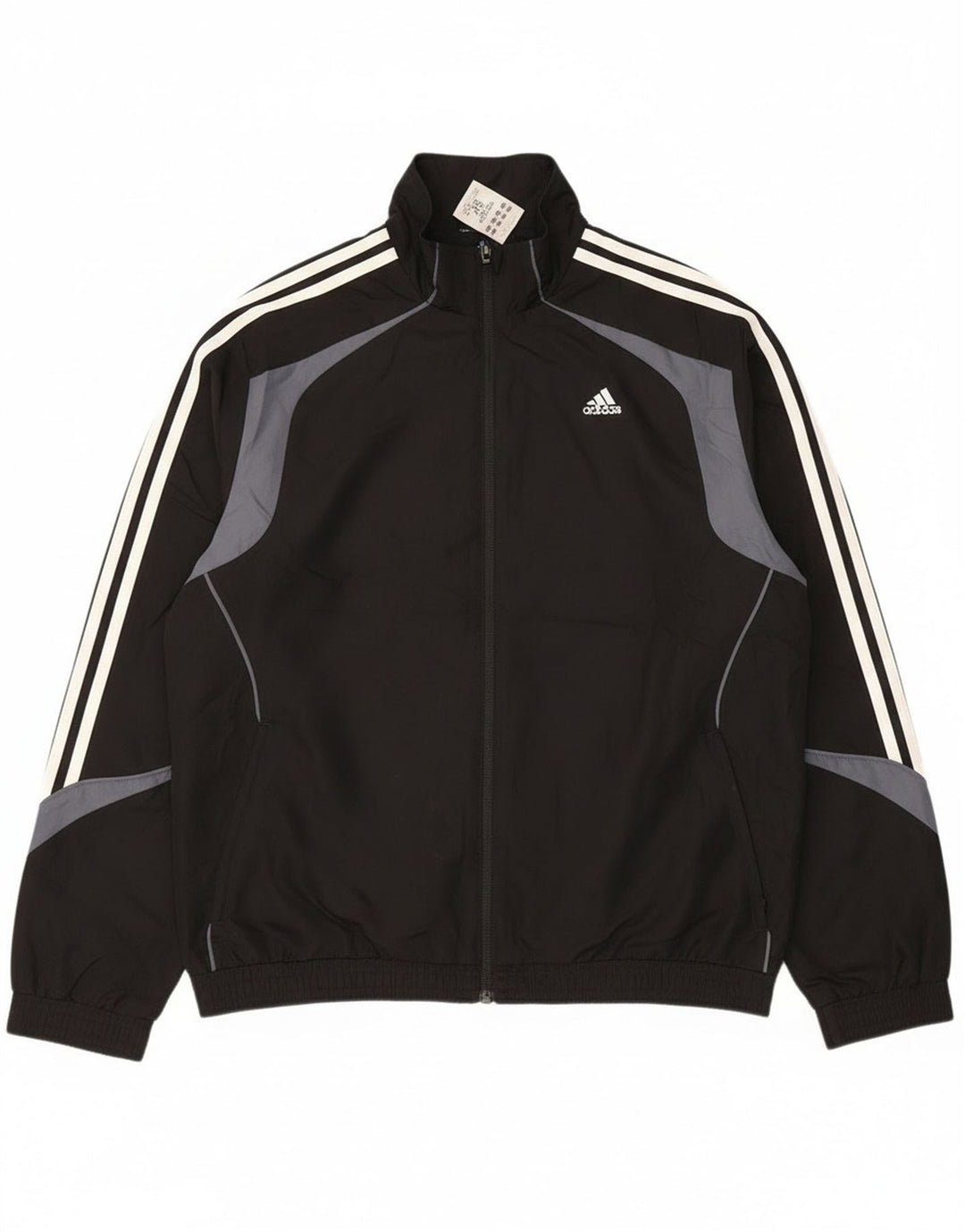 Adidas Træningsdragt til mænd Top jakke UK 42/44 Large Black Colourblock Polyester
