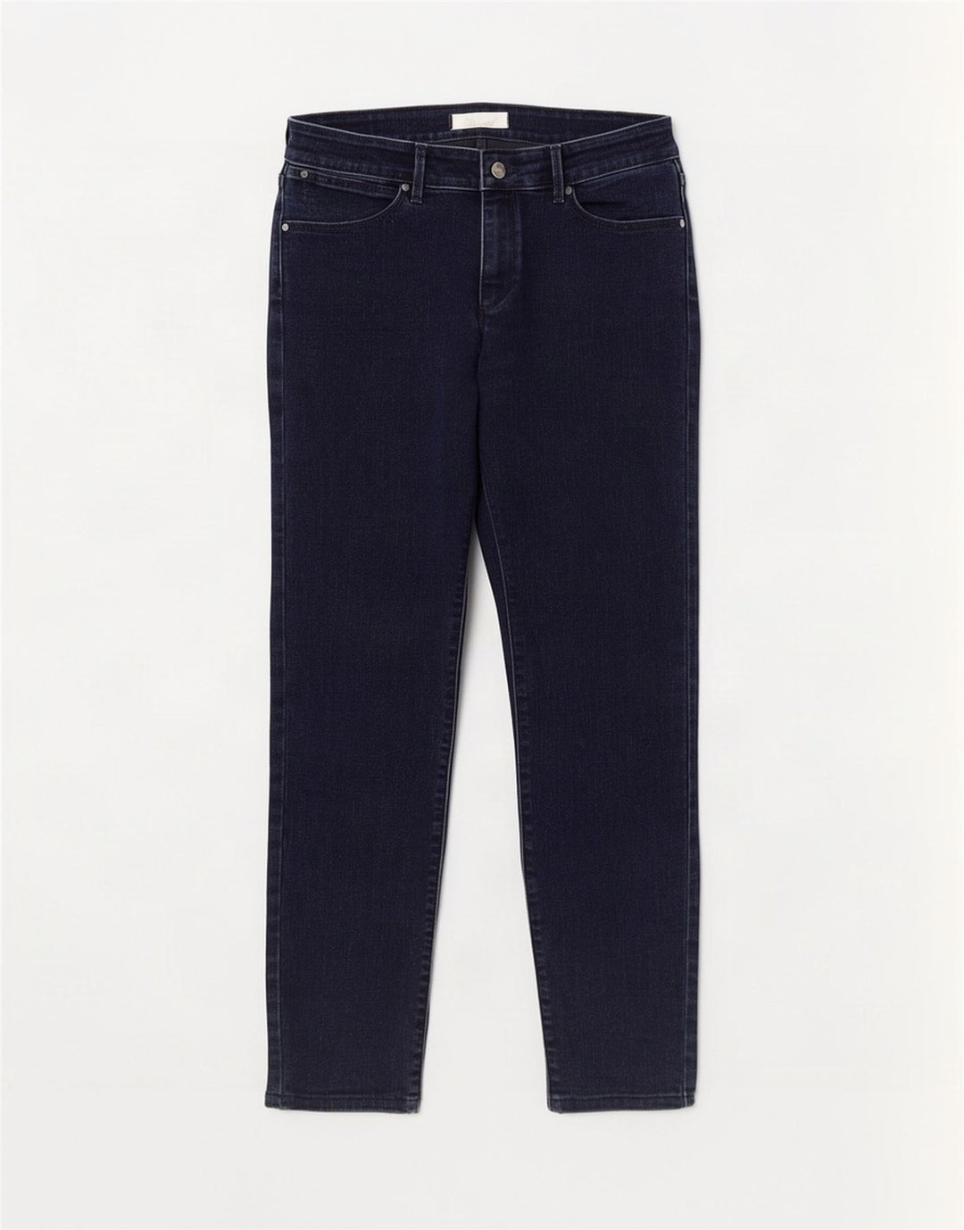 Wrangler Dame Slim Jeans W28 L32 Marineblå Bomuld