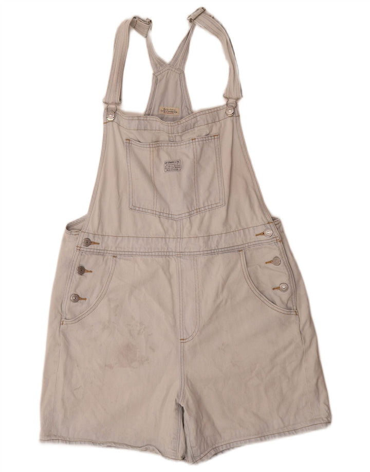 Levi's Dame Dungarees Denim Shorts Large W34 Blå Bomuld