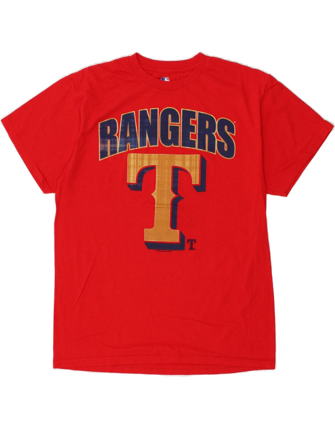 GENUINE MERCHANDISE Mens Rangers Graphic T-Shirt Top Large Red Vintage Genuine Merchandise and Second-Hand Genuine Merchandise from Messina Hembry 