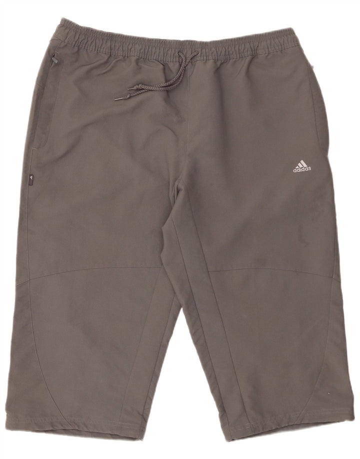 ADIDAS Herre Bermuda Sport Shorts XL Grå Polyester