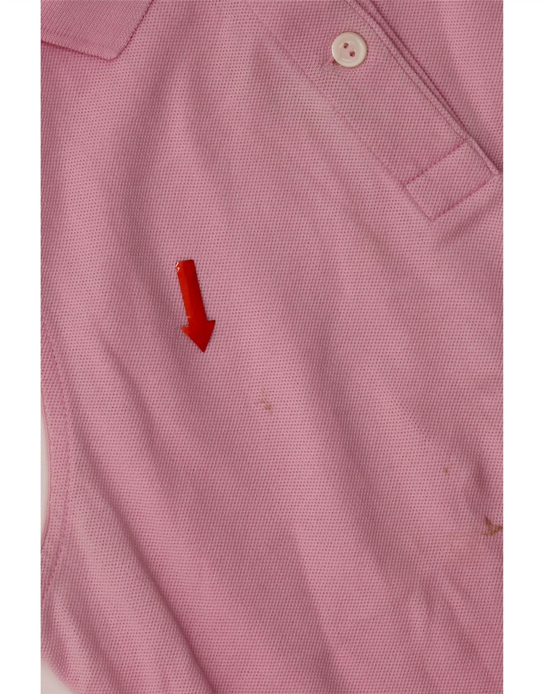Lacoste Dame ærmeløs polo shirt størrelse 40 Medium Pink Bomuld