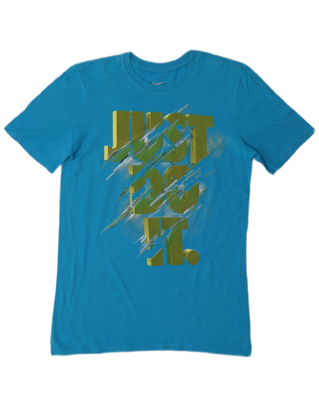 NIKE Mens Athletic Cut Graphic T-Shirt Top Small Blue