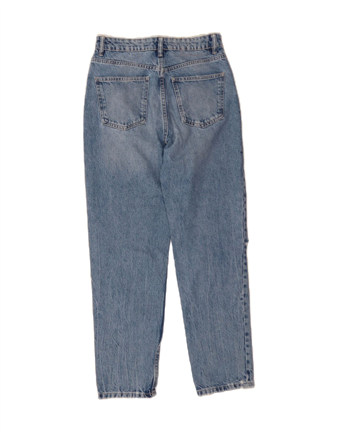 ZARA Womens Distressed Tapered Jeans US 6 Medium W28 L28 Blue Cotton Vintage Zara and Second-Hand Zara from Messina Hembry 