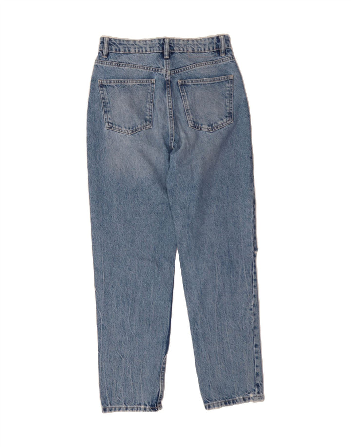 ZARA Womens Distressed Tapered Jeans US 6 Medium W28 L28 Blue Cotton Vintage Zara and Second-Hand Zara from Messina Hembry 