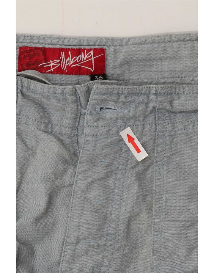 Billabong Herre Chino Shorts W36 Stor Blå Bomuld