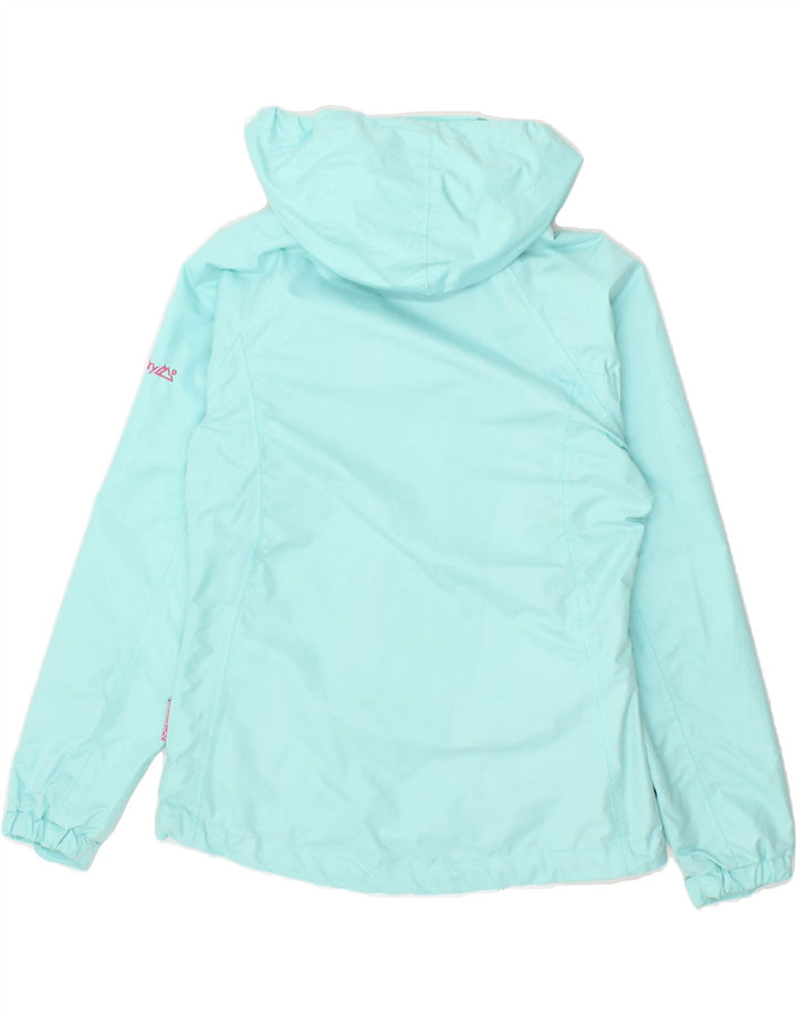 TARGET DRY Womens Hooded Rain Jacket UK 6 XS Blue Polyester Vintage Target Dry and Second-Hand Target Dry from Messina Hembry 