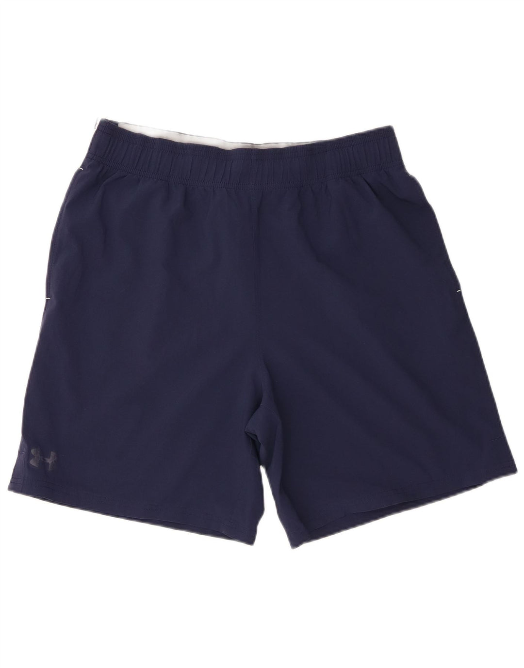 Under Armour Herre grafiske sportsshorts store marineblå polyester