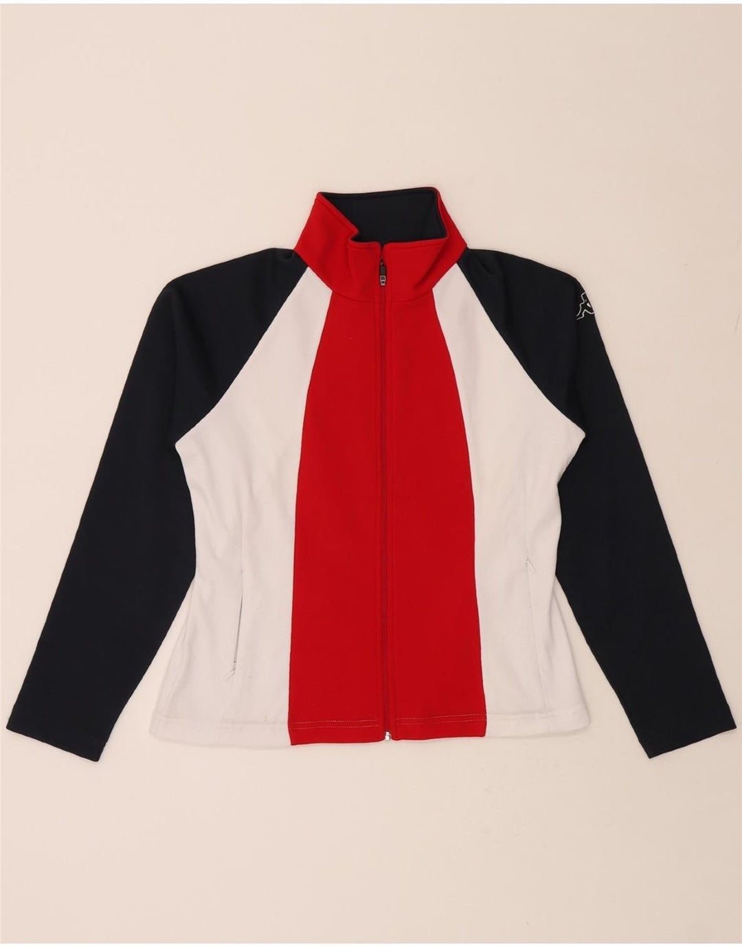 KAPPA Womens Tracksuit Top Jacket UK 10 Small Multicoloured Colourblock Vintage Kappa and Second-Hand Kappa from Messina Hembry 