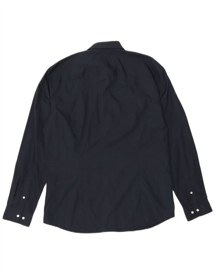 JACK & JONES Herreskjorte XL Marineblå Polyester