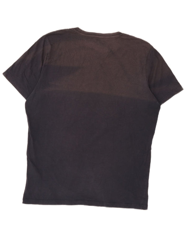 Jack & Jones Herre grafisk T-shirt Top Medium Marineblå Bomuld