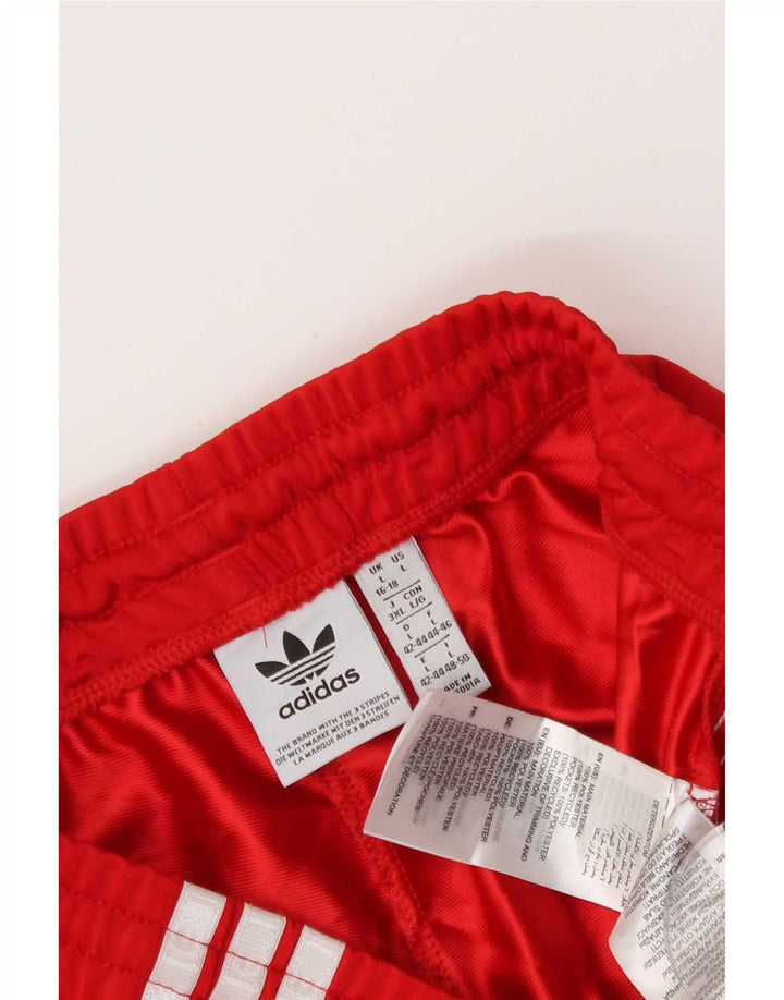 Adidas Dame Sports Shorts UK 16/18 Large Rød Polyester