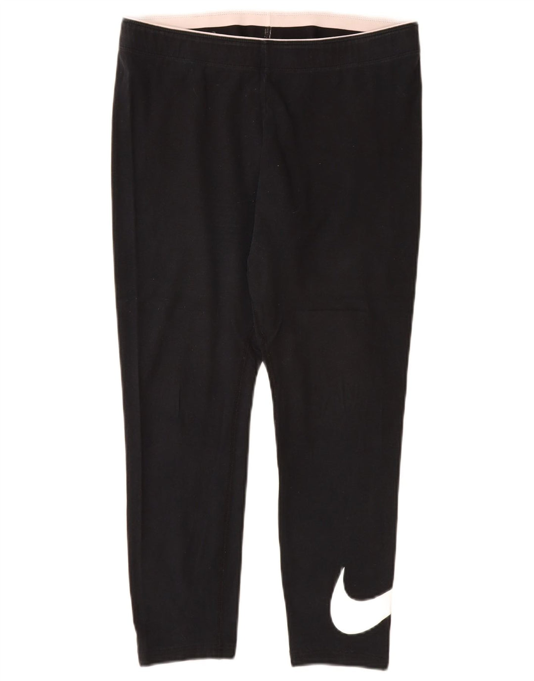 Nike Dame Grafiske Leggings UK 16 Large Black Bomuld