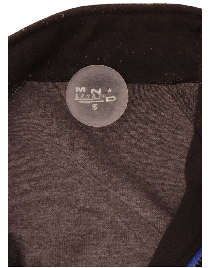 VINTAGE Træningsdragt til mænd Topjakke Lille sort Colourblock Polyester