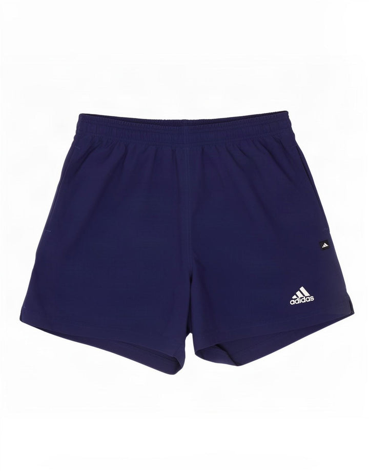 Adidas Sportsshorts til mænd store marineblå polyester