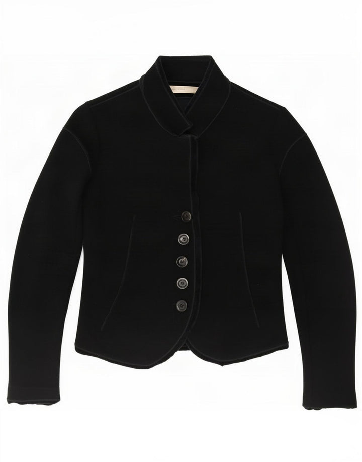Marithe Francois Girbaud Dame 5-knaps blazerjakke IT 42 Medium Sort