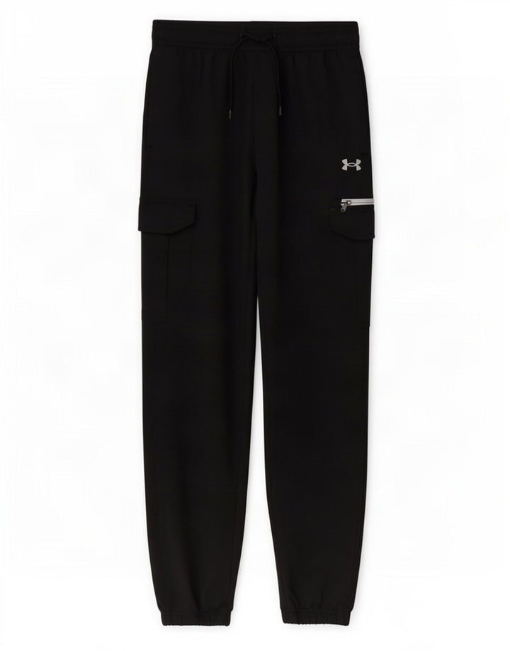Under Armour Herre Cargo Træningsdragt Bukser Jogger Stor Sort Polyester