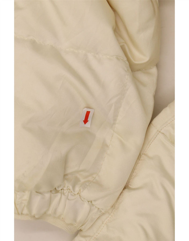 BELFE & BELFE Womens Hooded Padded Jacket IT 42 Medium White