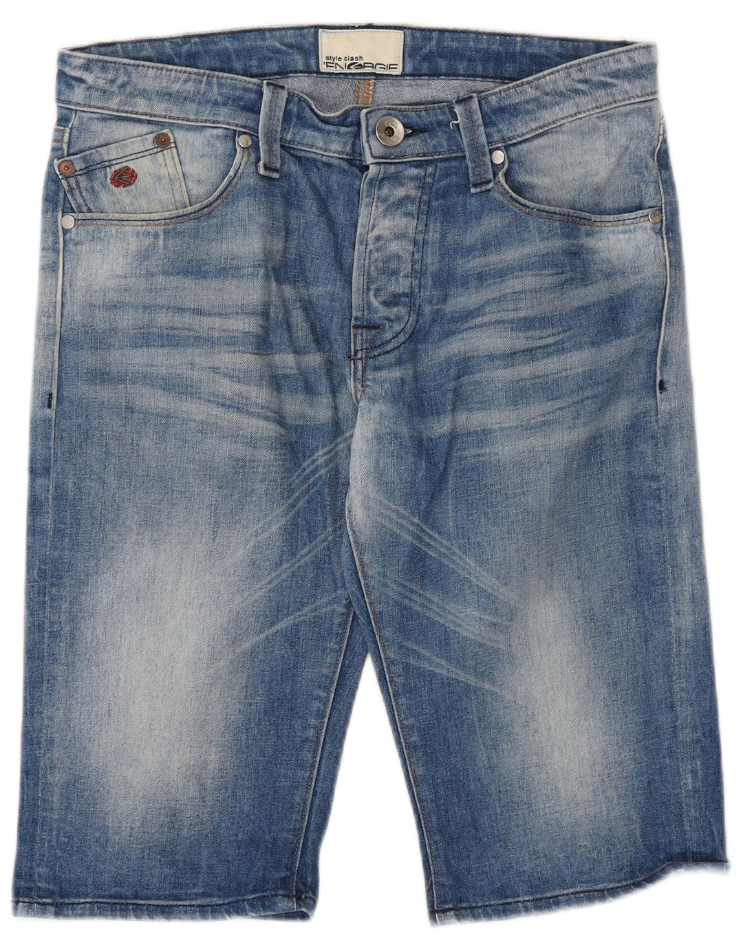 Energie Herre Denim Shorts W32 Medium Blue Bomuld