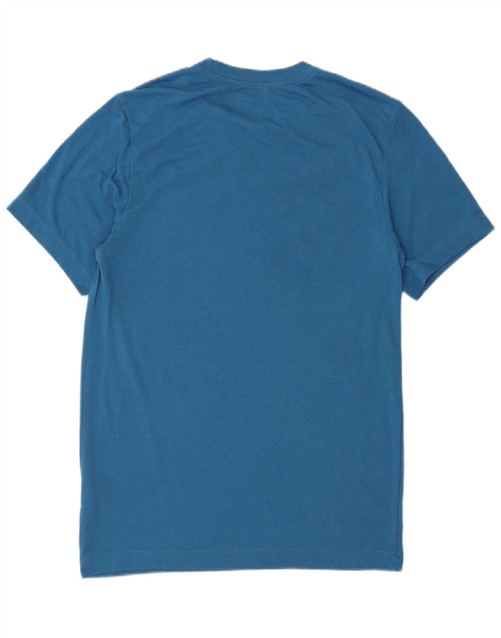 Nike Herre Dri Fit Grafisk T-Shirt Top XS Blå Polyester