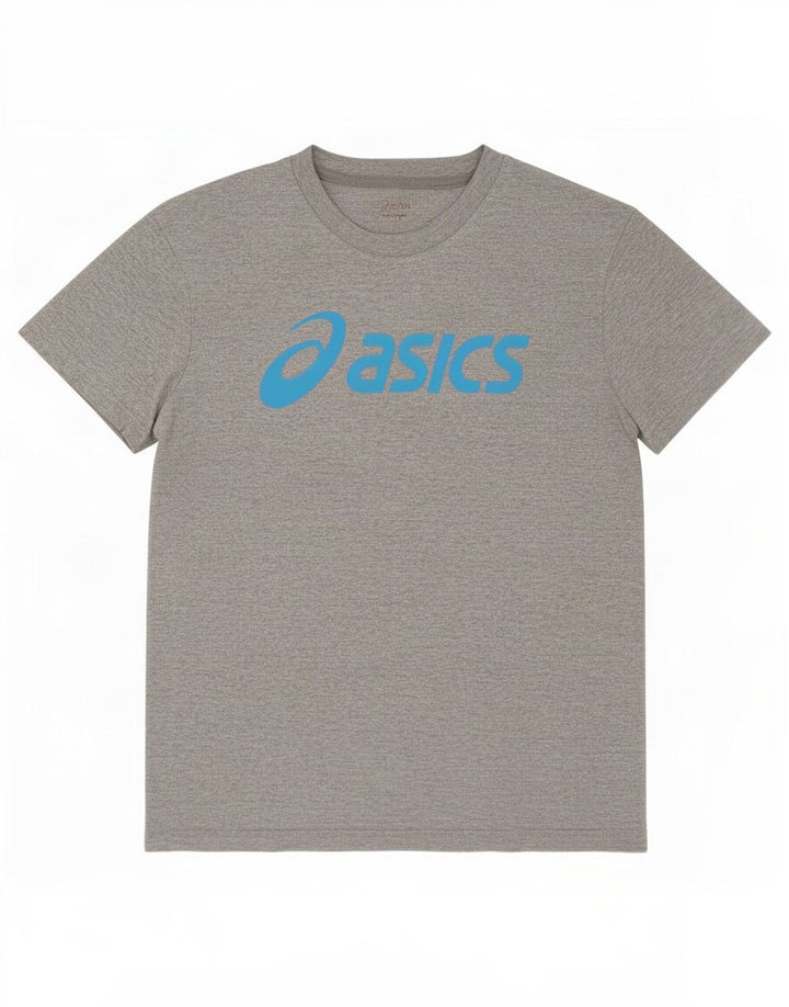 Asics Herre Grafisk T-Shirt Top Stor Grå Flecked