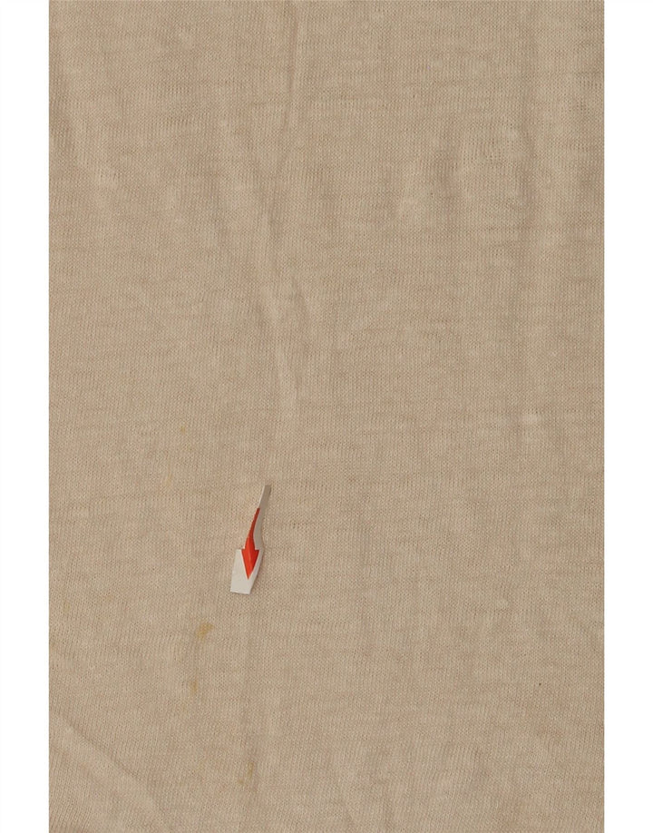 MINT VELVET Dame T-Shirt Top UK 14 Medium Beige Linen
