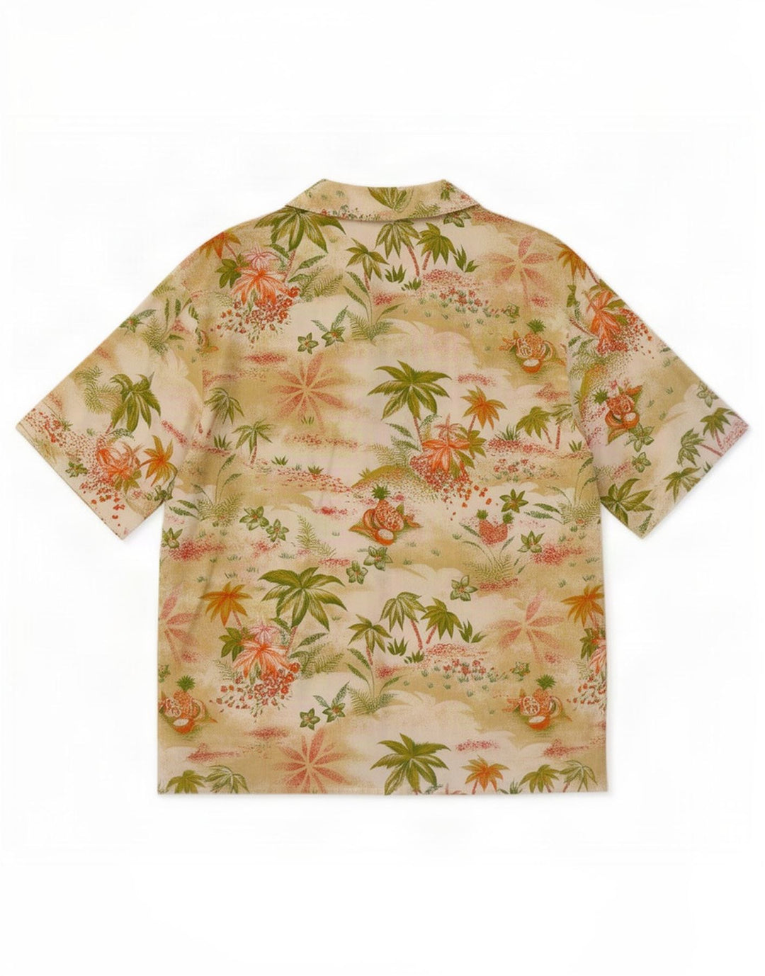 Vintage hawaiiansk skjorte til kvinder IT 42 Medium flerfarvet blomster